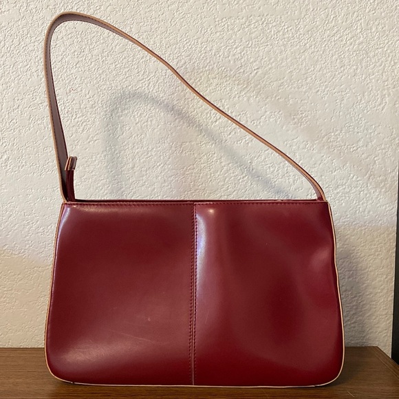 Valerie Stevens Handbags - Genuine Leather Valerie Stevens Red Handbag
